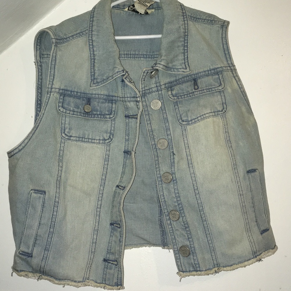 Vest jean jacket
